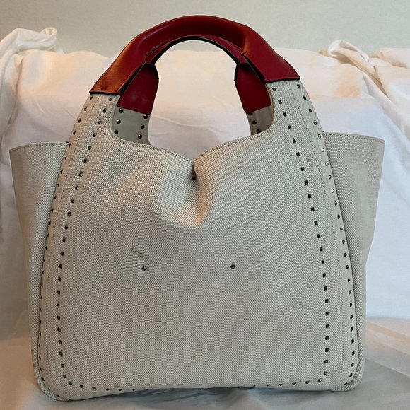 Valentino Garavani Atelier 01 Tote Studded Canvas Medium - Picture 5 of 14